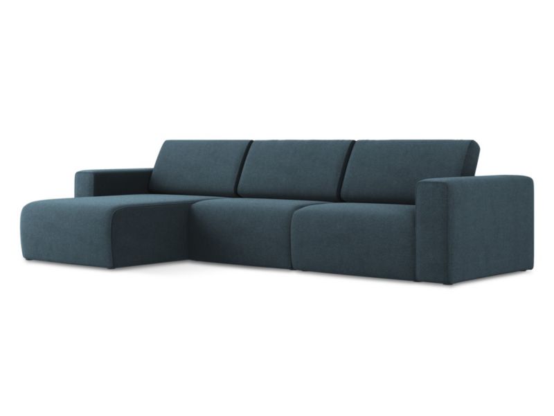Modułowa sofa 4-osobowa LaMiaSofa CASERTA z tkaniny strukturalnej 314x167 cm jeans 1 szt.
