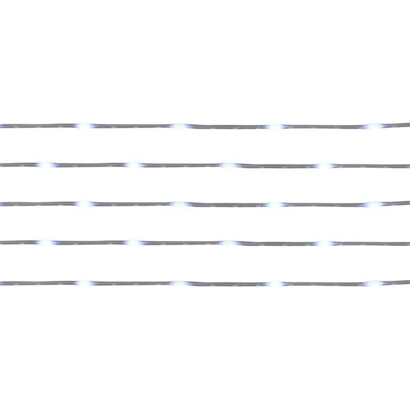 Lampki mikro 100 LED zimne białe