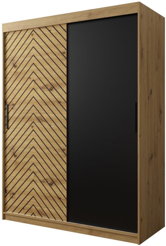 Szafa przesuwna Garderoba Abiks Jodełka 150 artisan + artisan 1 szt.