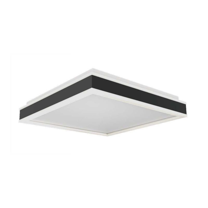 Plafon sufitowy nowoczesny V-TAC biało - czarny LED 38W 4000K 4000lm IP20 wym: 6,2 x 40 x 40 cm tworzywo sztuczne - 1 szt.
