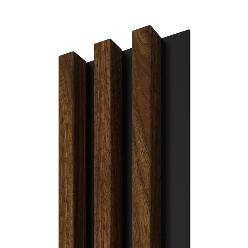 Lamel ścienny Stegu Linea Slim 265 x 15 cm Panel hazelnut / czarny 3 elementy - 1szt.
