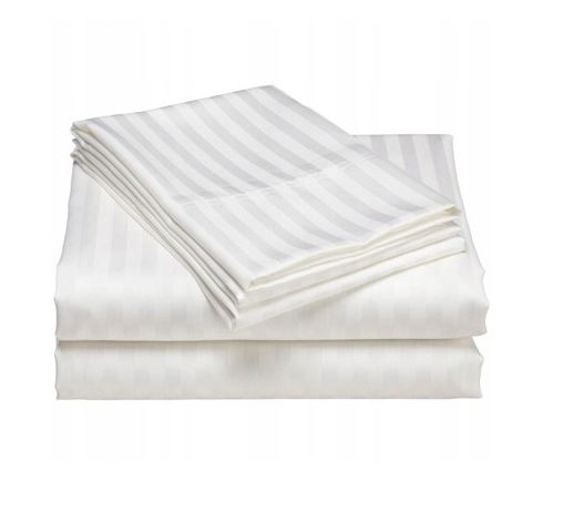 Komplet pościeli z mikrofibry KAM-POL bawełna 100% z zakładką pasek 2 cm 140x200 + 50x70 2 szt.