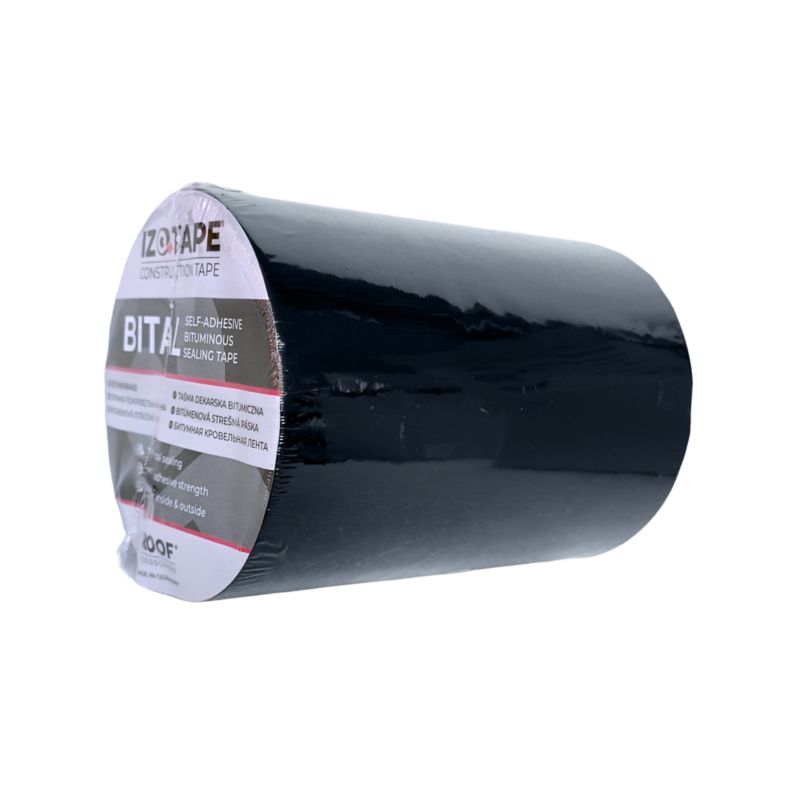 Taśma dekarska bitumiczna 4ROOF IZOTAPE BITAL 200mm 10mb kolor grafit (7016) bardzo elastyczna uszczelniająca 1szt.