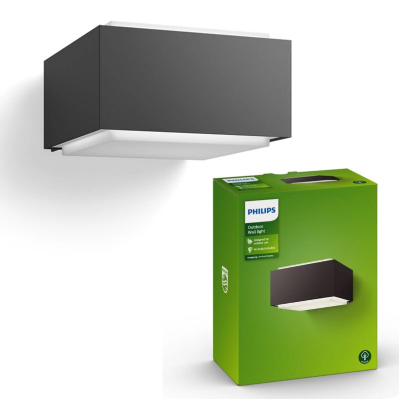 Kinkiet Philips myGarden Hedgehog antracytowy 1733793PN 1 szt.