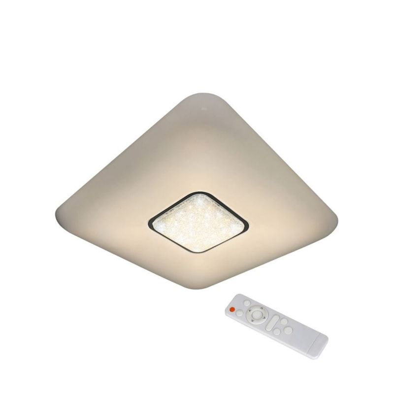 Plafon sufitowy lampa Milagro Yax biały LED 24W 3000K-6000K 1820lm IP20 wym: 7 x 44 x 44 cm metal - 1 szt.