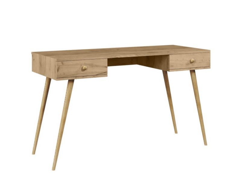 Biurko Melimeble LEBEL dąb craft złoty 1 szt.