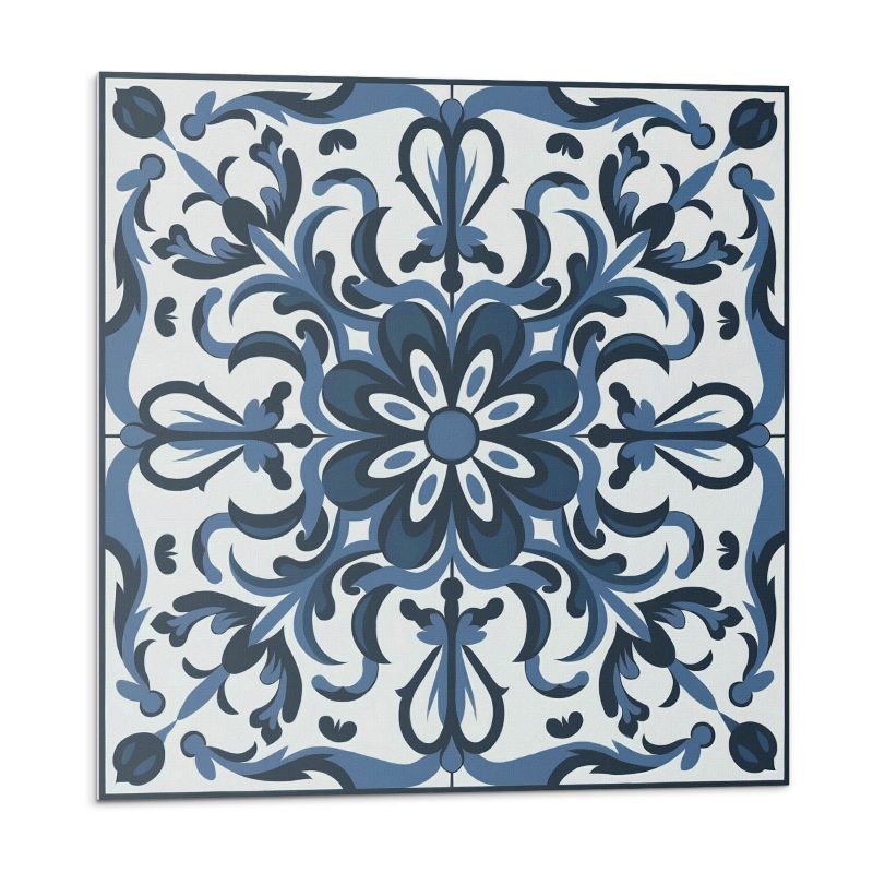 Kafelki samoprzylepne Wallfluent 30x30 cm Ornamentalne kwiaty w stylu artystycznym 9 szt.