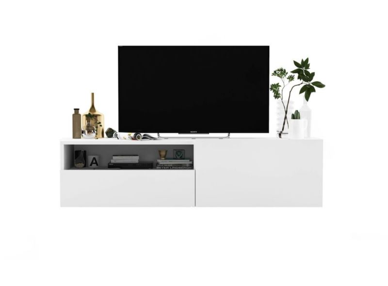 Szafka RTV Meble Lindner SELF 120 grafitowa mat 1 szt.