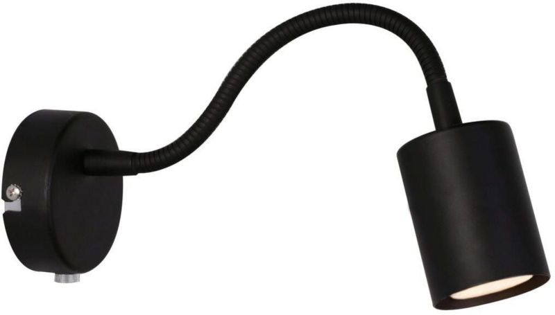 Kinkiet Nordlux Explore czarny, GU10, IP20, metal, 1x7W, bez żarówki, 1 szt.