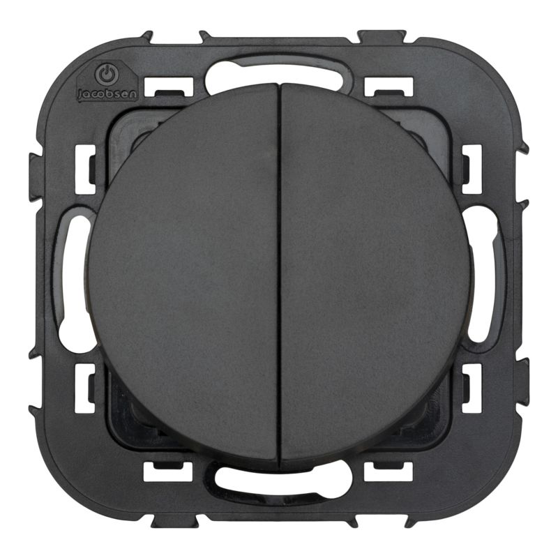 Łącznik podwójny Jacobsen Espen czarny