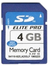 KARTA SD 4GB ELITE PRO - Henryx24