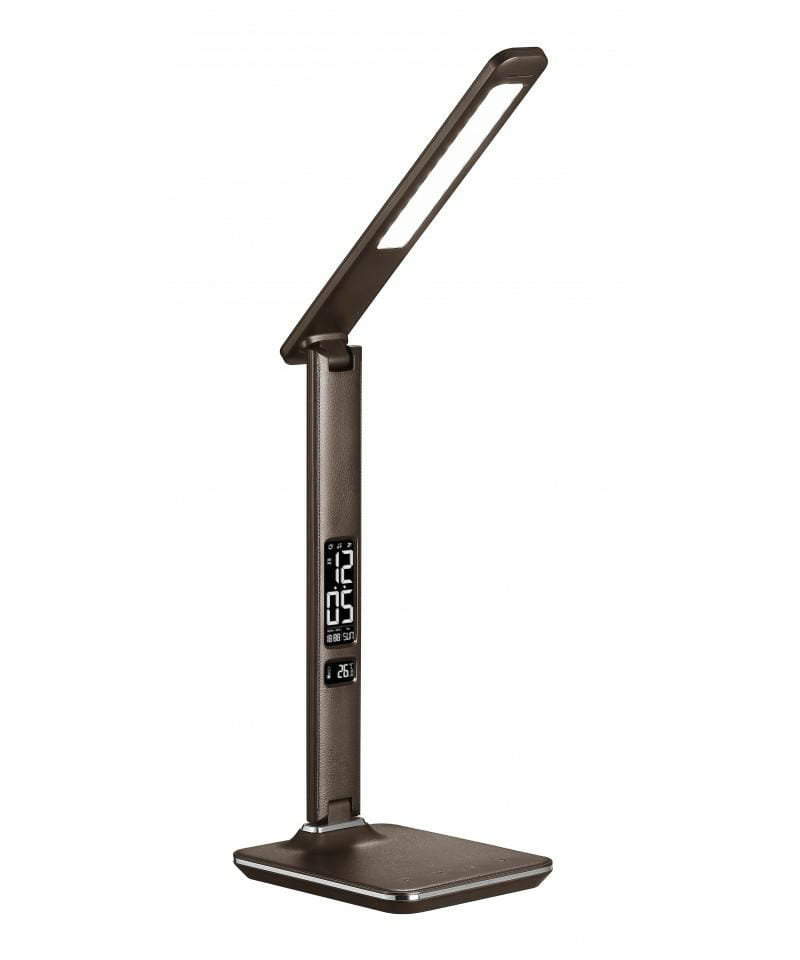 PLATINET Lampka Led 14W 44228 PDLU13 CZA +ładowarka USB 1A 3000-6000K 350LM termometr CZARNA 43820 - Henryx24