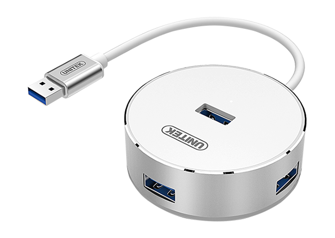 UNITEK HUB USB 3.0 4 porty Y3197 ALU - Henryx24