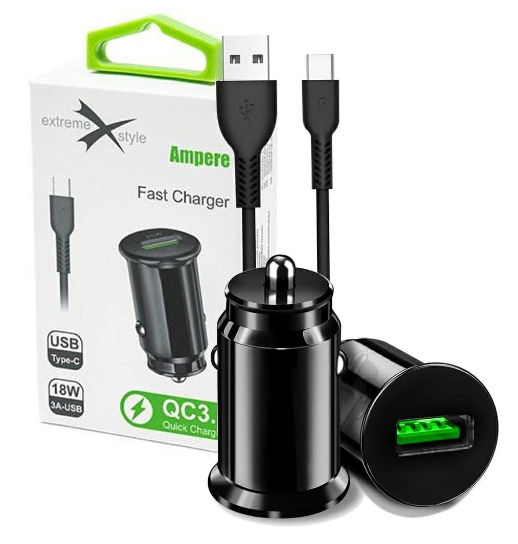 AMPERE Ładowarka sam QC 18W 3A USBC ACCU3QC30B+CC ŁAD000281 - Henryx24