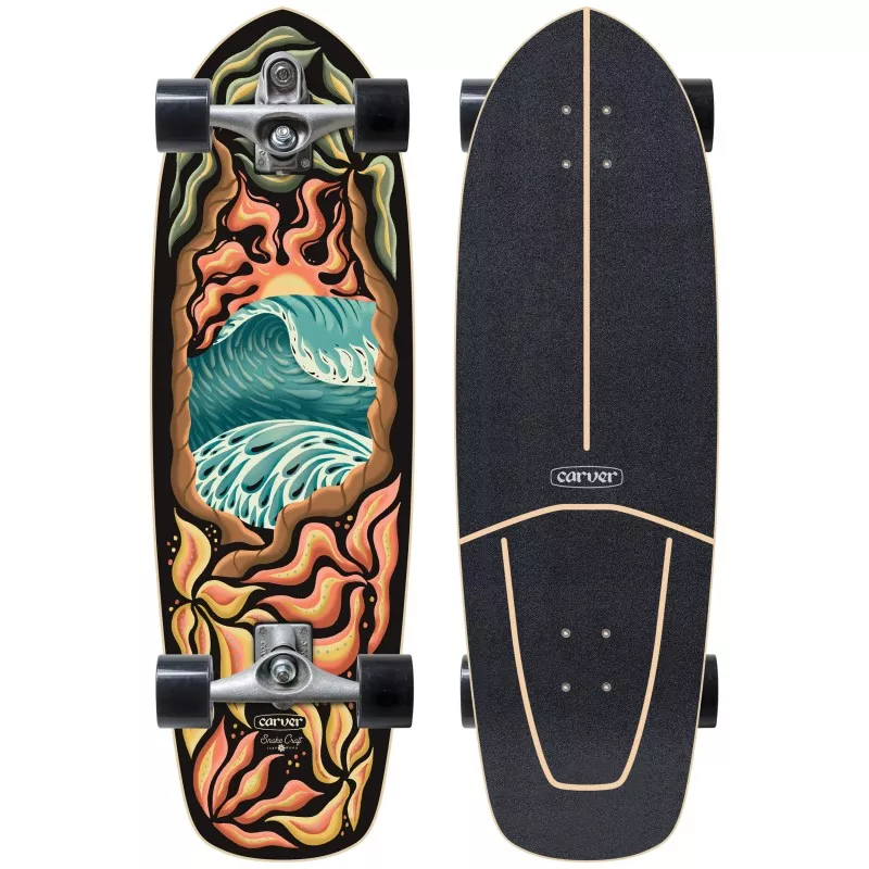 Deska surfskate Carver Psychedelic Sunset 32" V4 C7