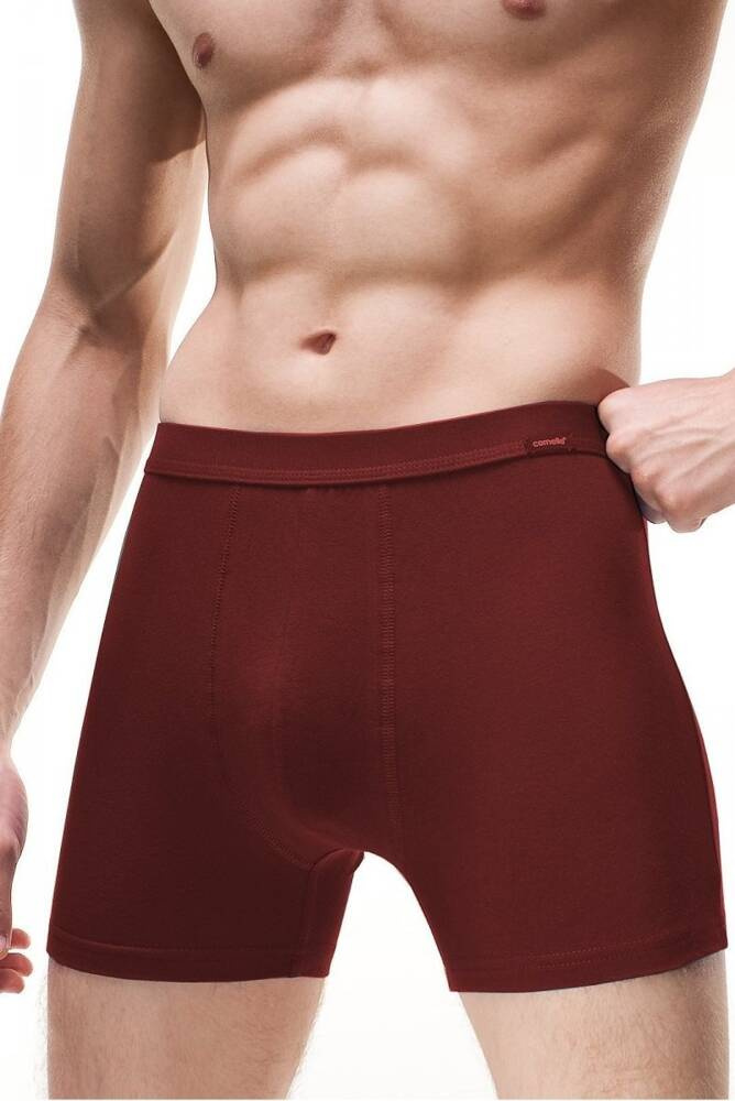 Gładkie Klasyczne Bokserki Męskie Authentic Perfect | Cornette | AU 220/43 | Czerwone
