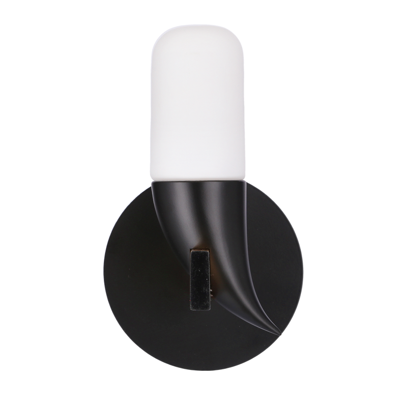 Czarny kinkiet ścienny LED 5.4W do salonu SAKAI metal