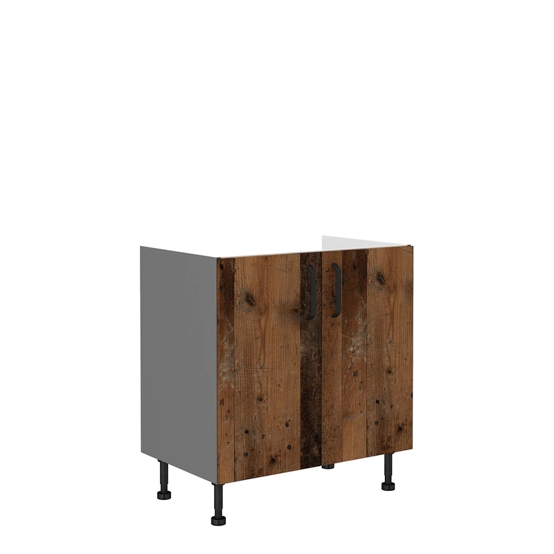 Szafka kuchenna pod zlewozmywak 80 cm LESTY old style wood