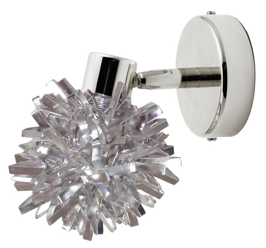 Chromowany kinkiet ścienny do salonu Split 1 punkt świetlny