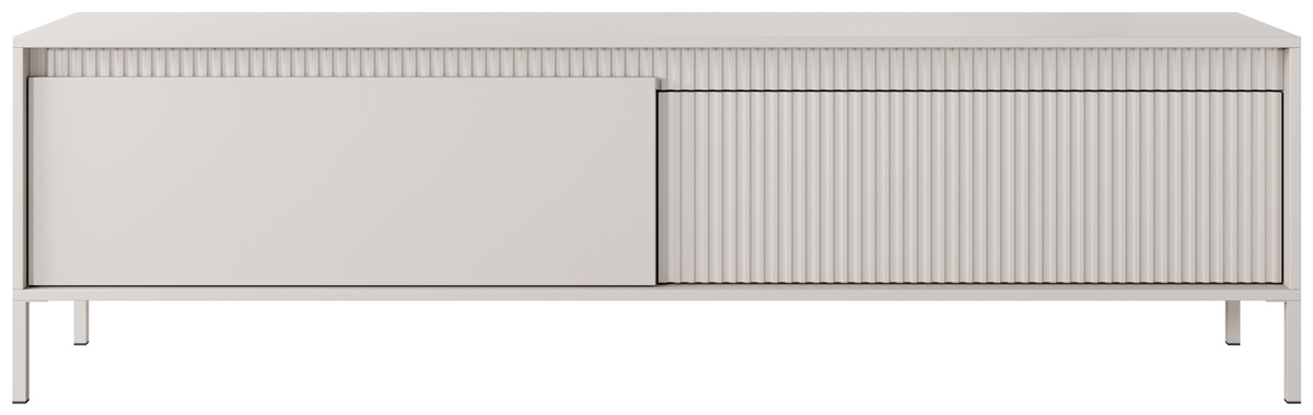 Nowoczesna beżowa szafka RTV pod telewizor 187 cm do salonu SAREVO