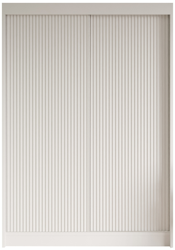 Frezowana szafa przesuwna do sypialni 150 cm ROYAL