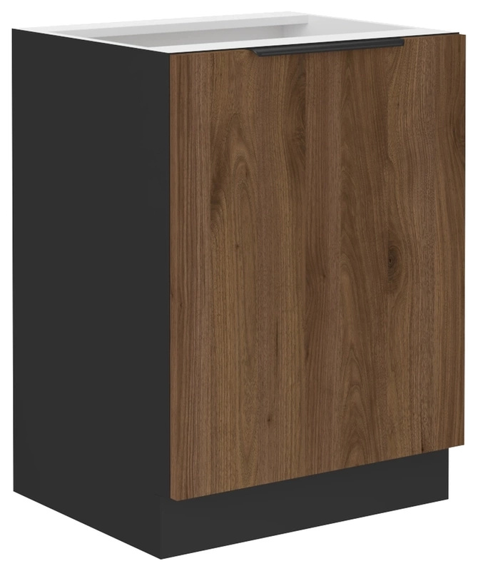 Stojąca szafka kuchenna 60 cm MARGARET orzech okapi