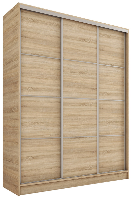 Szafa przesuwna 150 cm Dąb Sonoma TOP