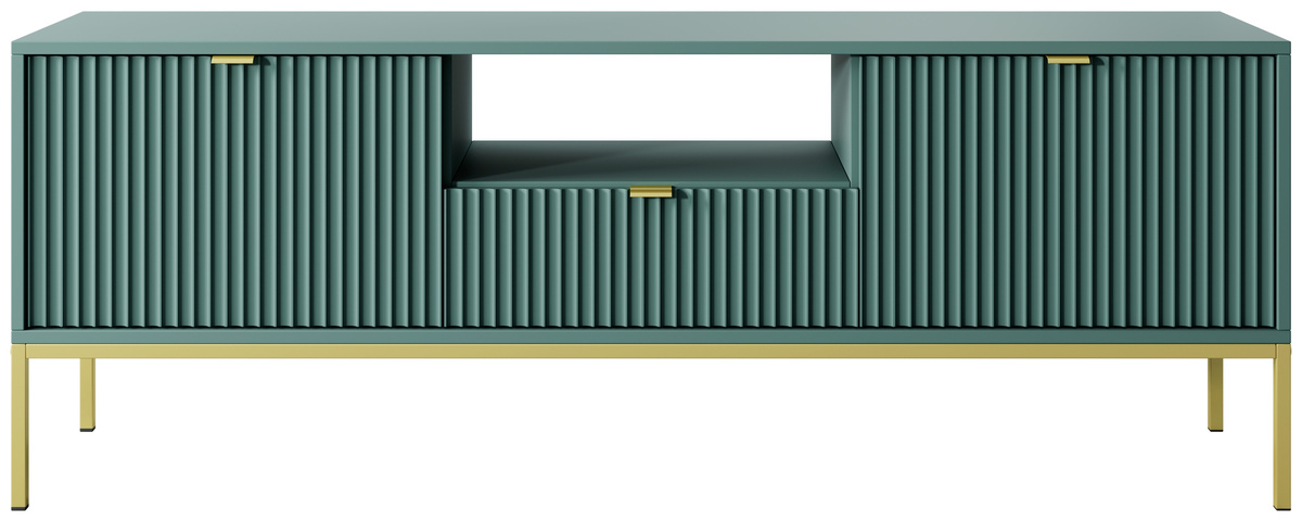 Szafka RTV z szufladą i drzwiami AVANTI 154 cm glamour