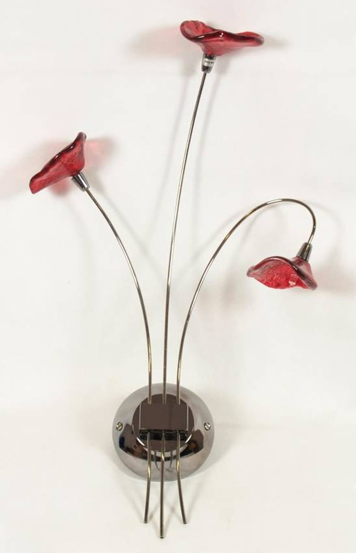 Chromowany kinkiet ścienny do salonu Rio 3x20W G4 12V