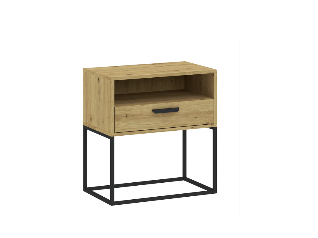 Nowoczesna szafka nocna 60 cm COTTA dąb artisan