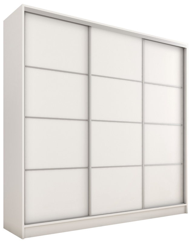 Biała szafa przesuwna 200 cm TOP
