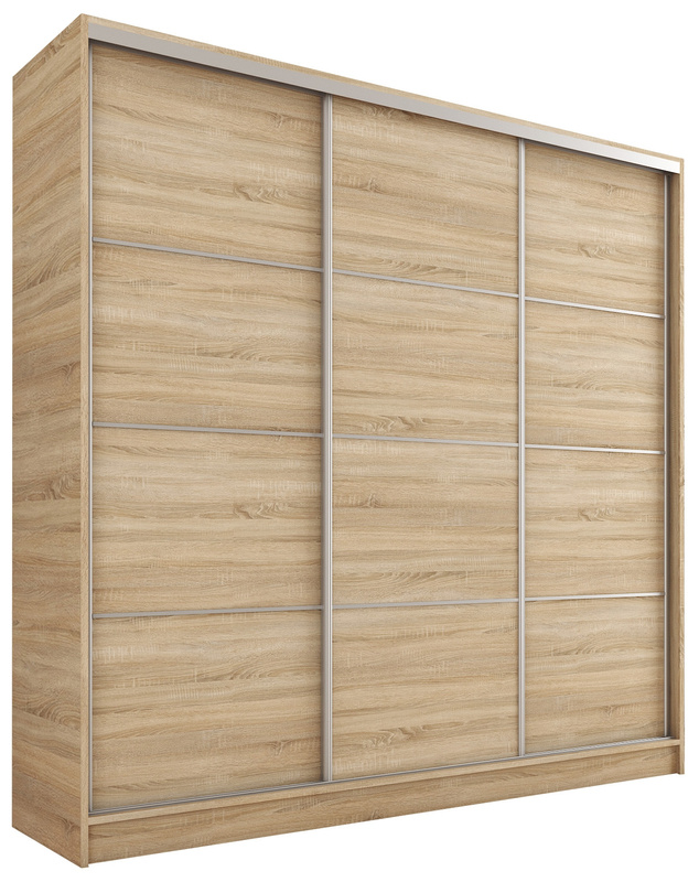Szafa przesuwna 180 cm Dąb Sonoma TOP