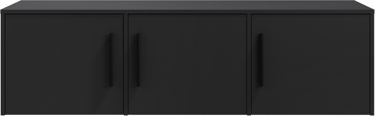 Czarna nadstawka do szafy trzydrzwiowej 150 cm MAXIDO