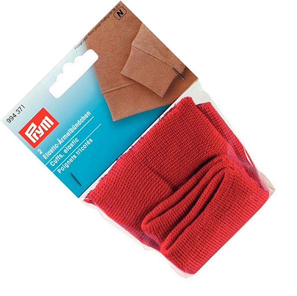 elastyczny ściągacz do mankietów czerwony PRYM 994371 .