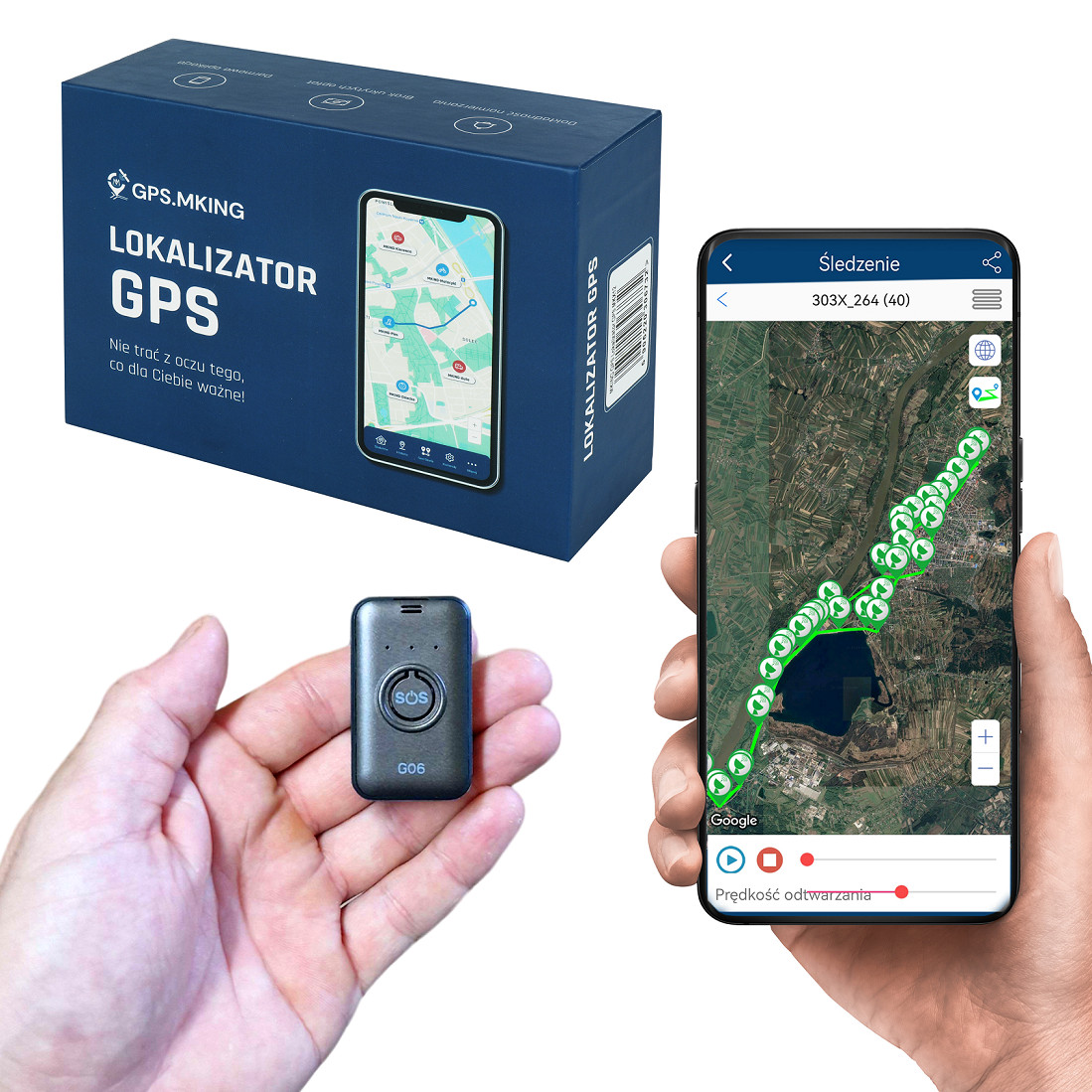 LOKALIZATOR GPS MK06 PODSŁUCH NAGRYWANIE GŁOŚNIK