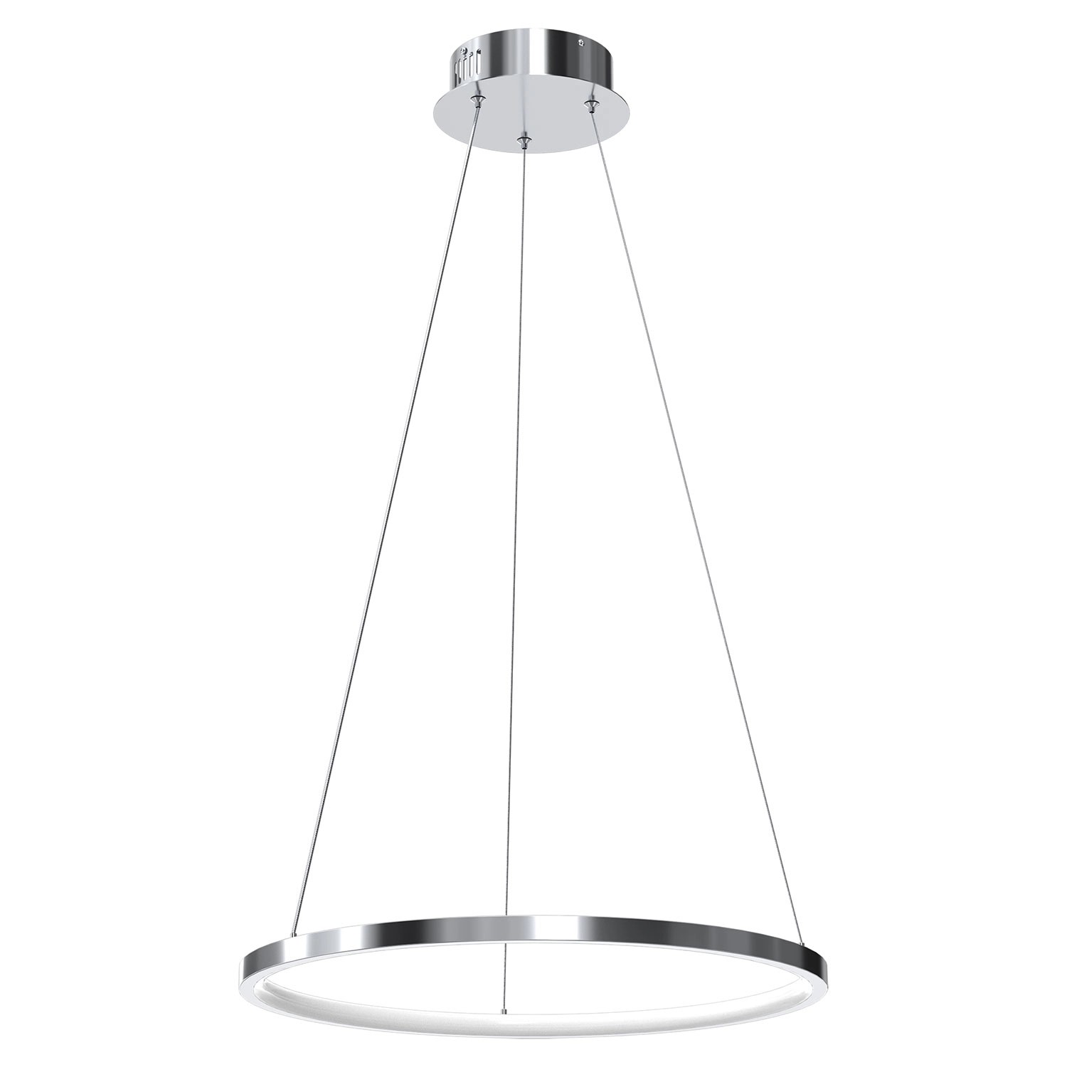 MiLAGRO Lampa wisząca LED Hoop 27W 4000K 1350lm chrom