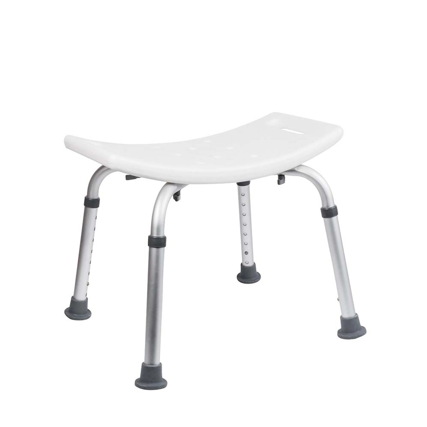 Masterline Taboret PRO biały regulowany prostokąt