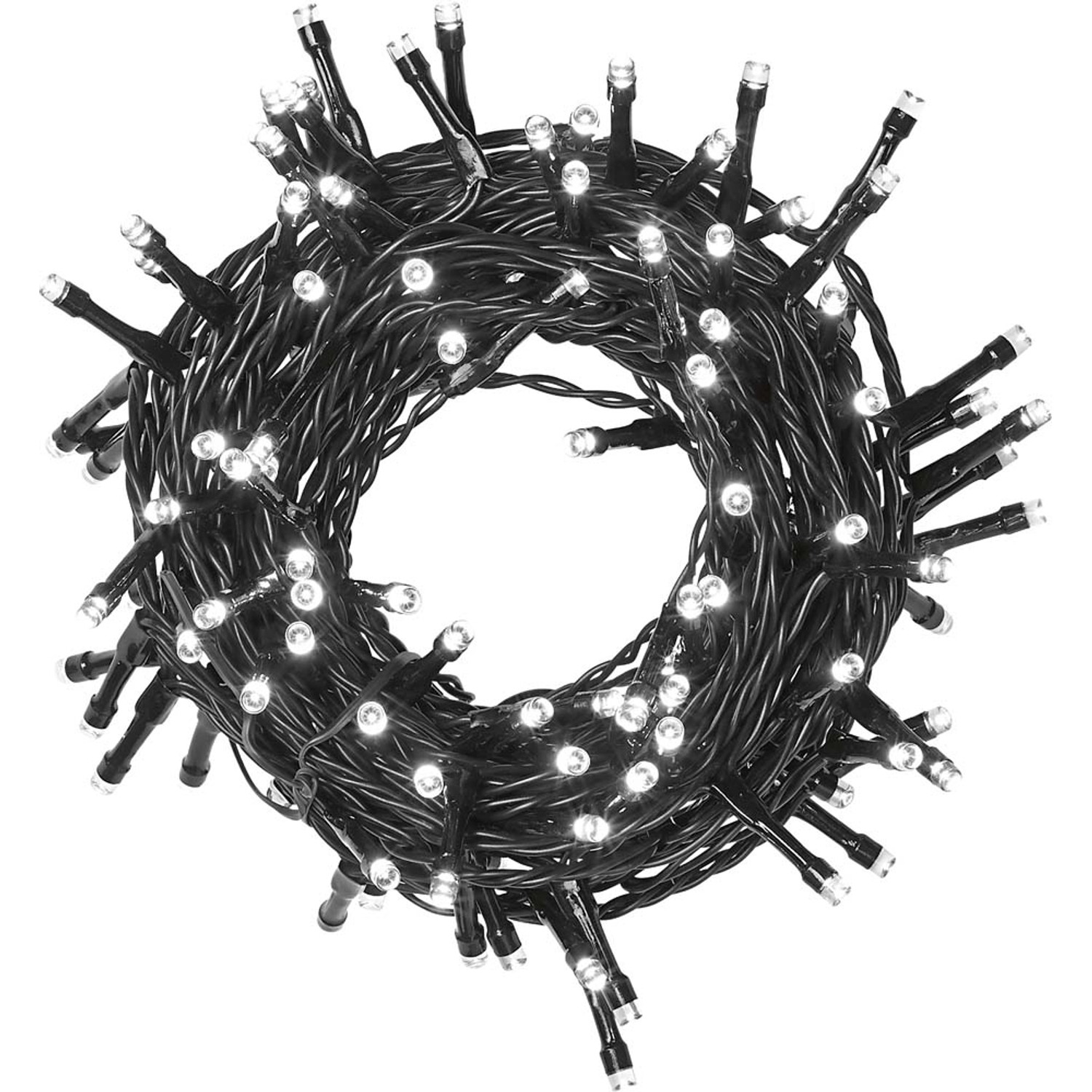 Lampki 240 LED 8-funkcyjne zimny biały