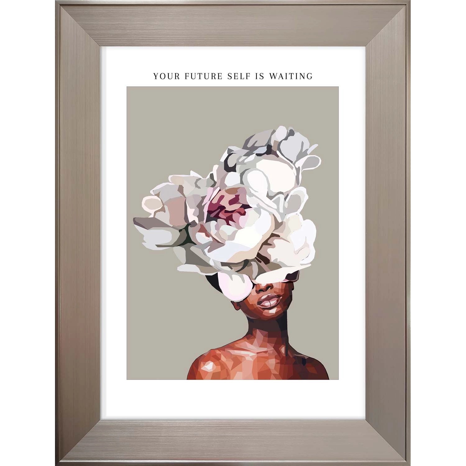 ARS LONGA Obraz FLOWERS ON HEAD no.2 64 x 84 cm