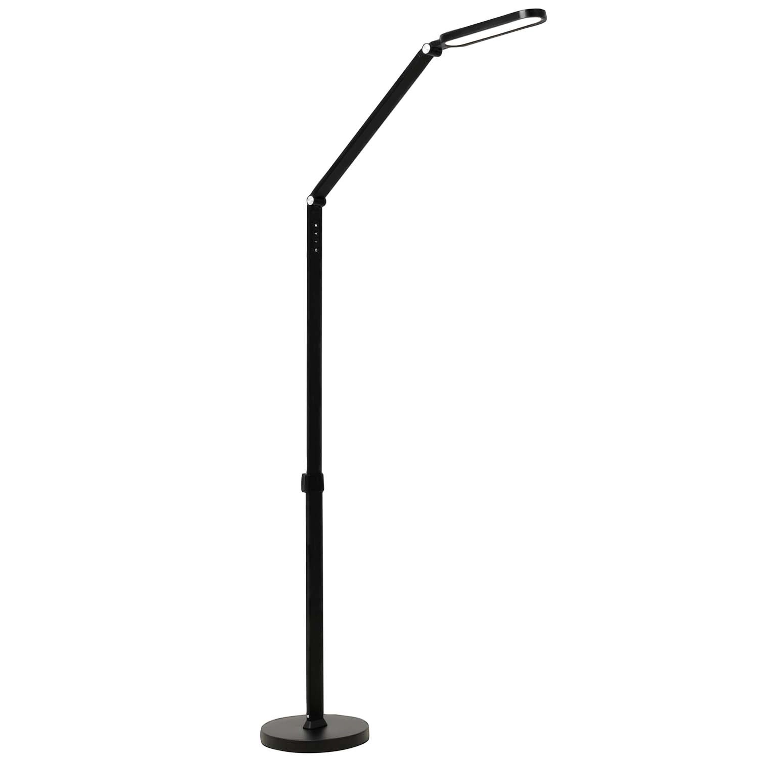 Goldlux Lampa podłogowa/biurowa LED FERRARA 13W max. 700lm czarna