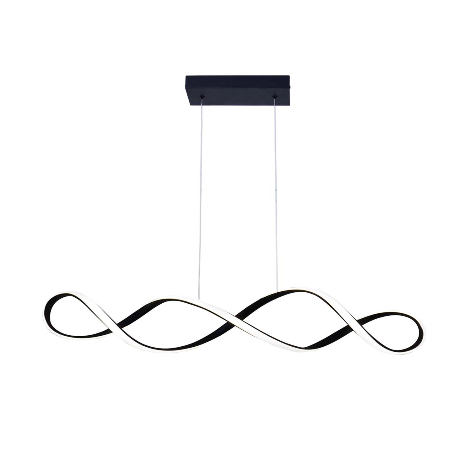 GoldLux Lampa wisząca LED INFINITO L 34W 4000K 5300lm czarna