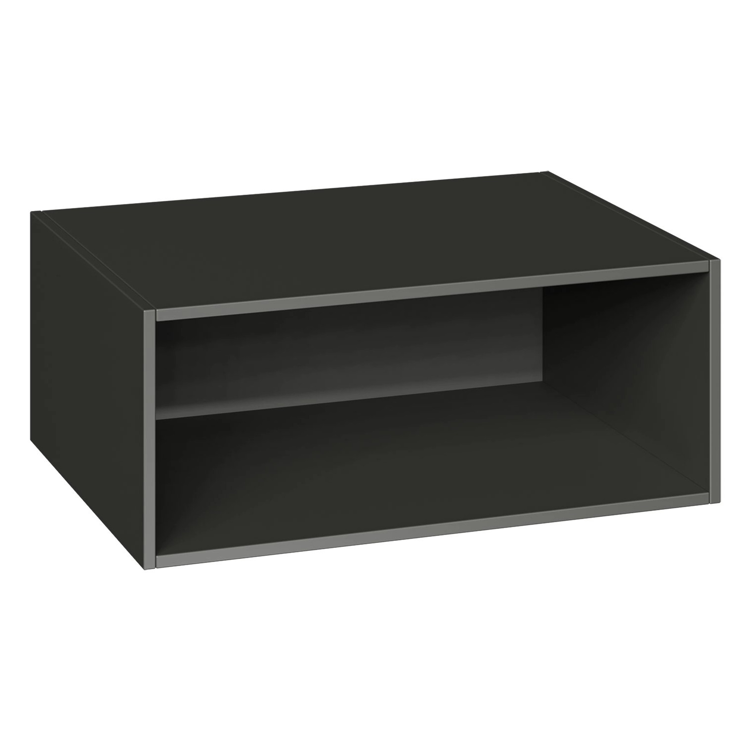 Nadstawka grafitowa 75,2 x 32 x 58 cm Garderoby/Szafy Modułowe