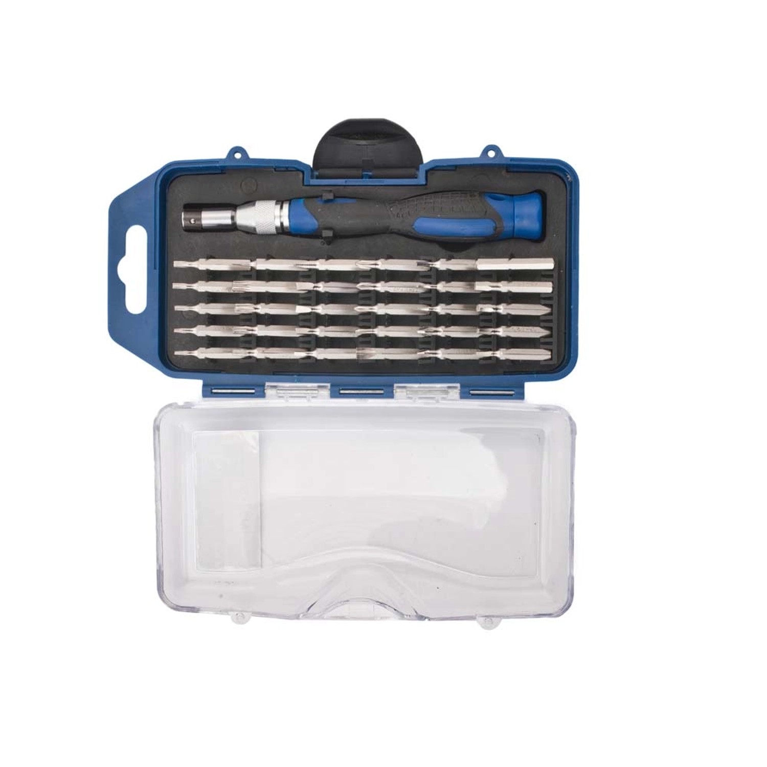 LUX Wkrętak precyzyjny z zestawem bitów, 32-częściowy