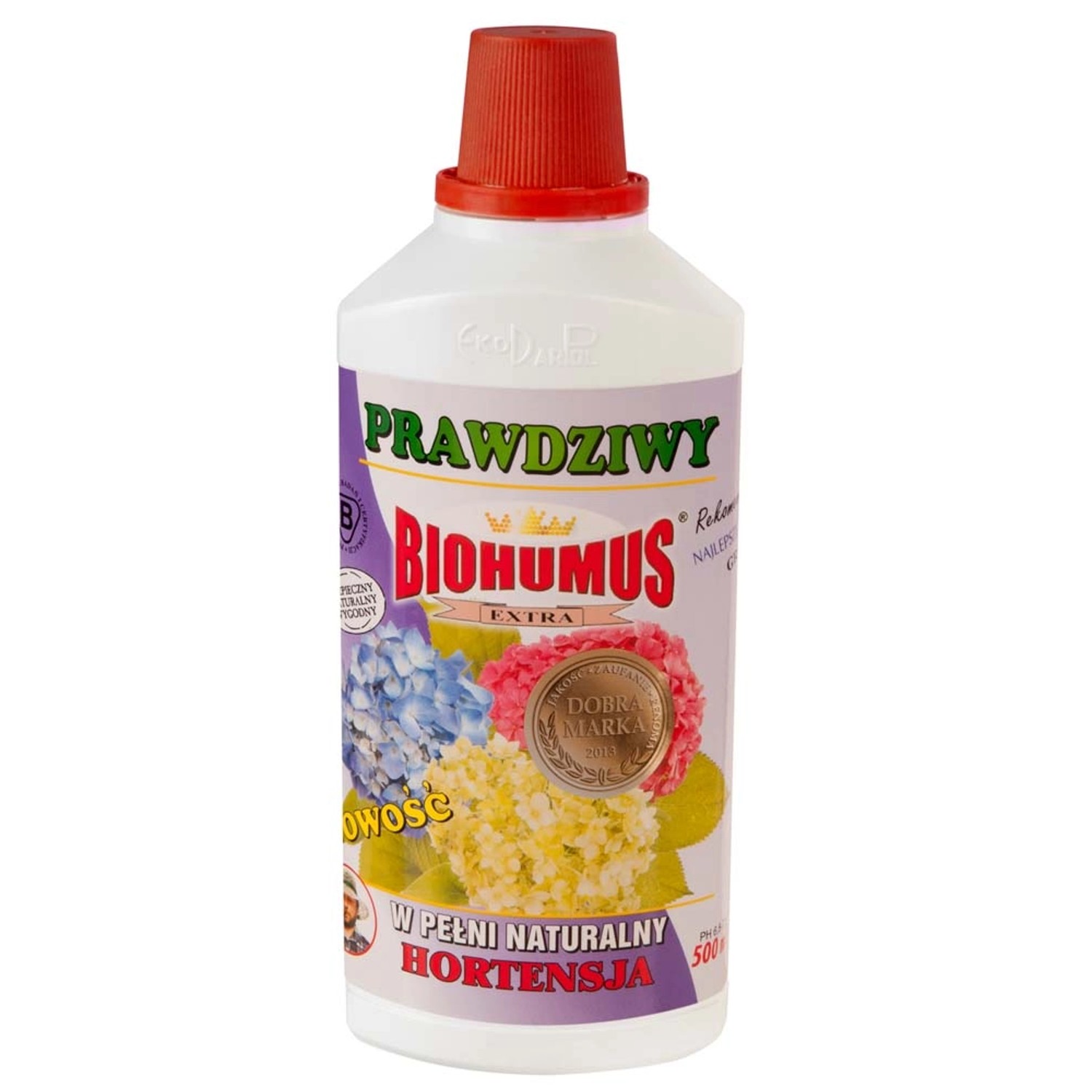 Ekodarpol Nawóz Biohumus Extra Hortensja 500 ml.