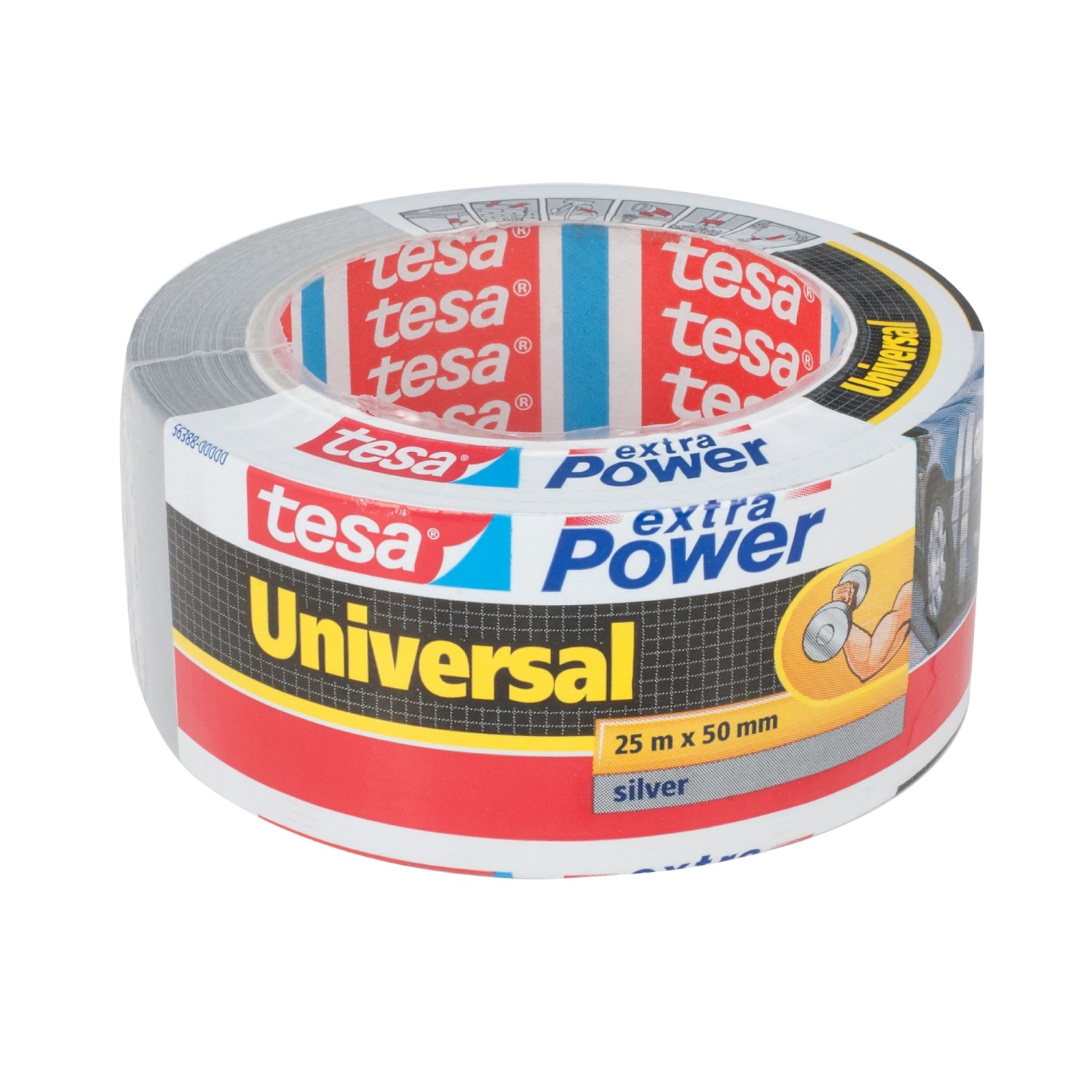 Tesa Taśma naprawcza extra Power Universal srebrna 25 m x 50 mm