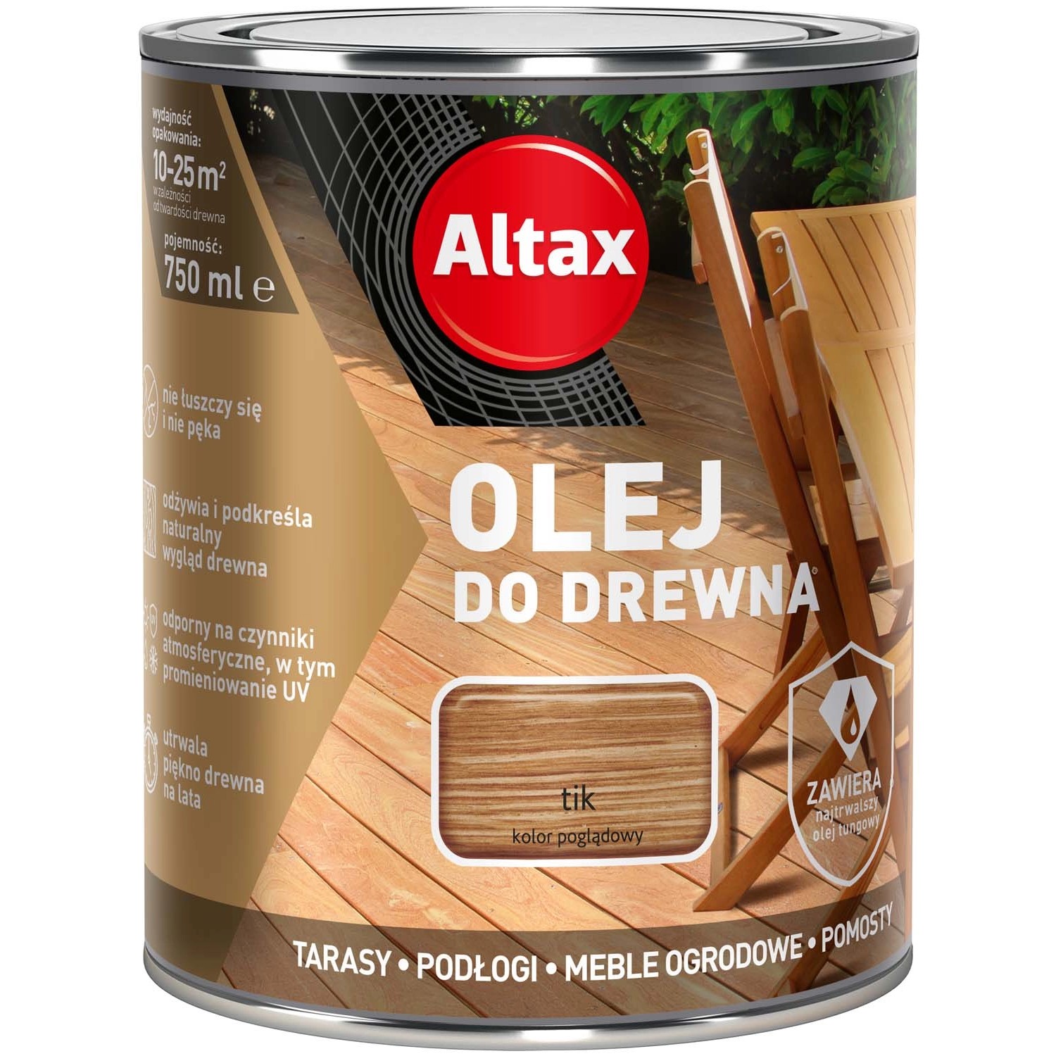 Altax Olej do drewna tik 0,75L