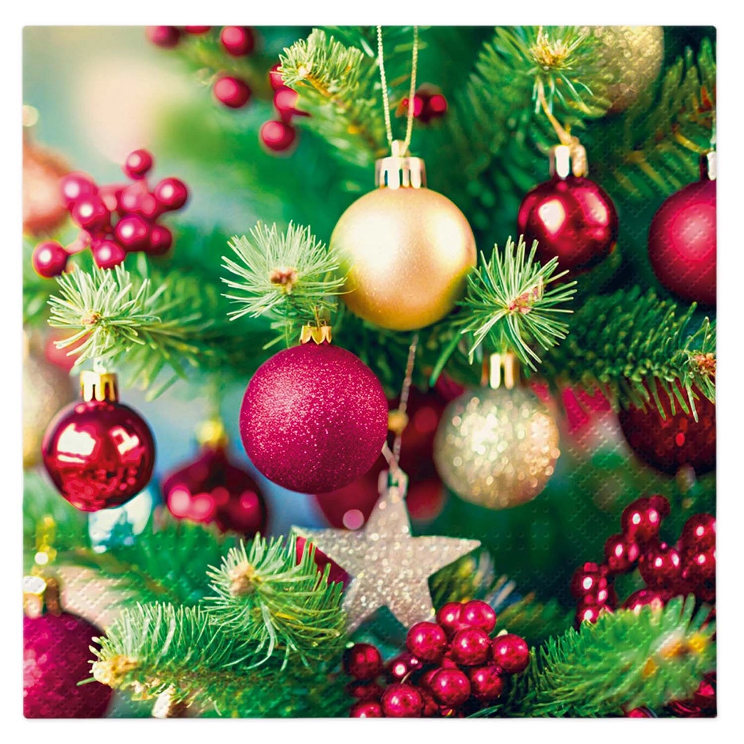 Serwetki świąteczne TREE DECORE - 33x33 cm 20 szt.