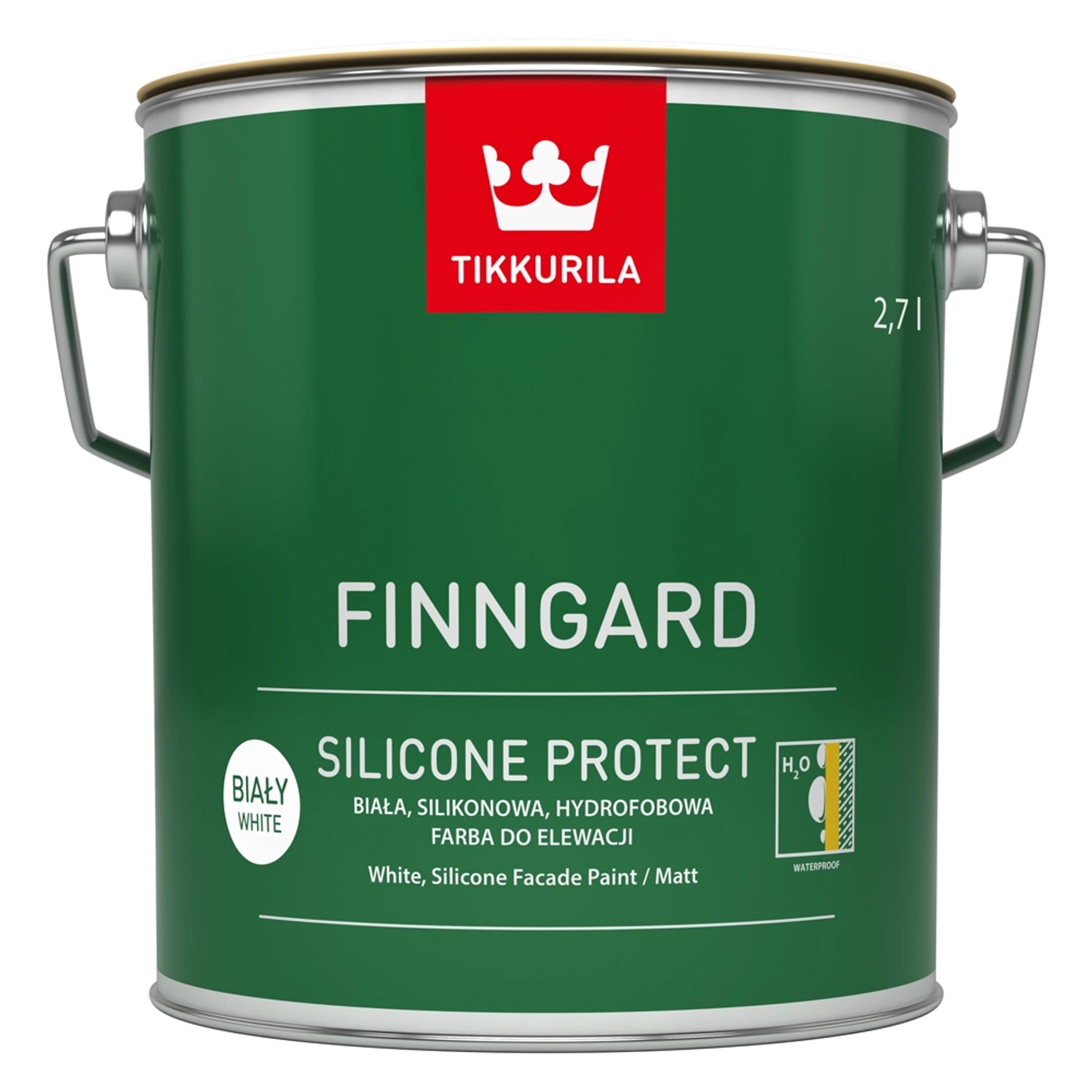 Farba elewacyjna Tikkurila Finngard Silicone Protect 2,7 l biały