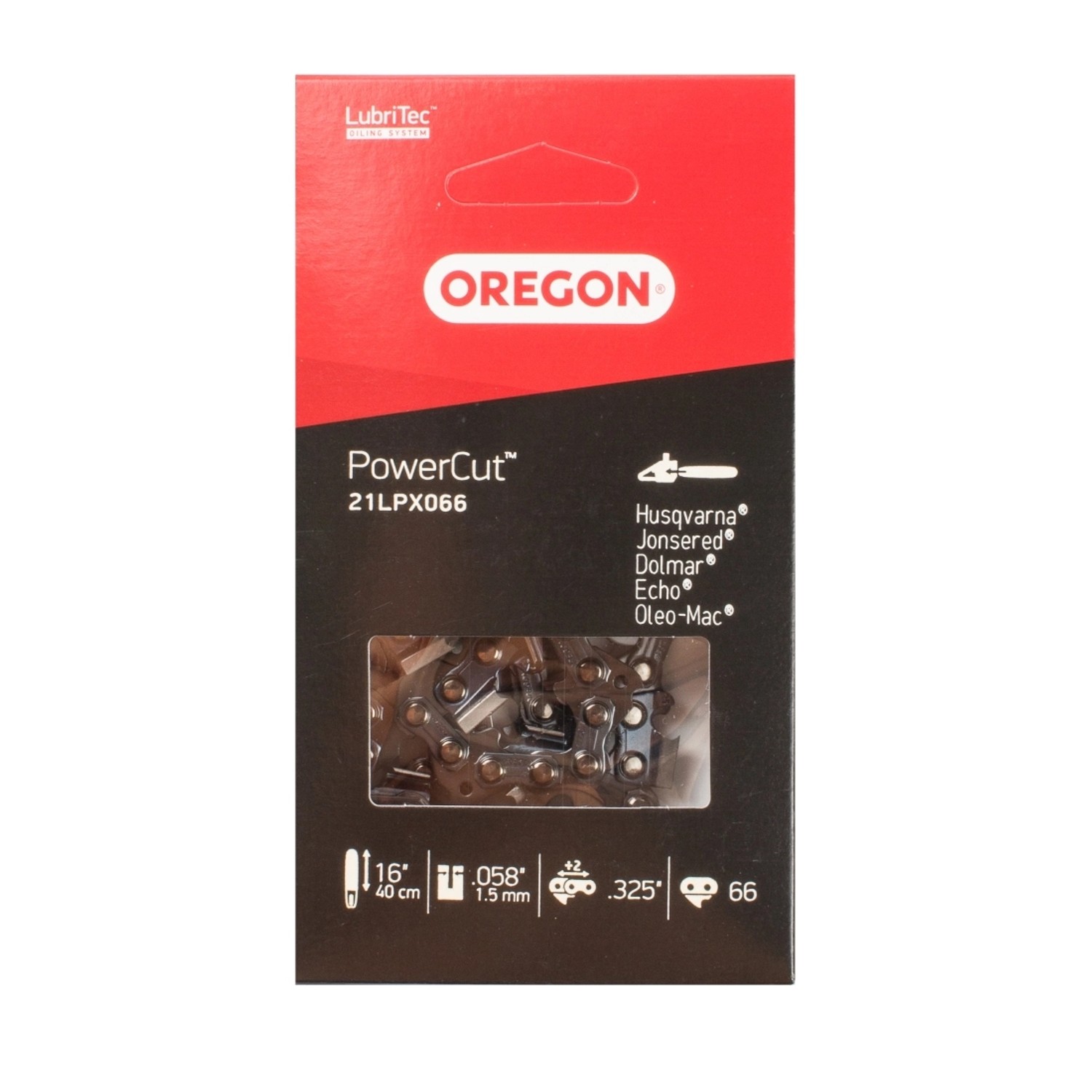 NAC Łańcuch Oregon 66 ogniwek 0,325x1,5 16"