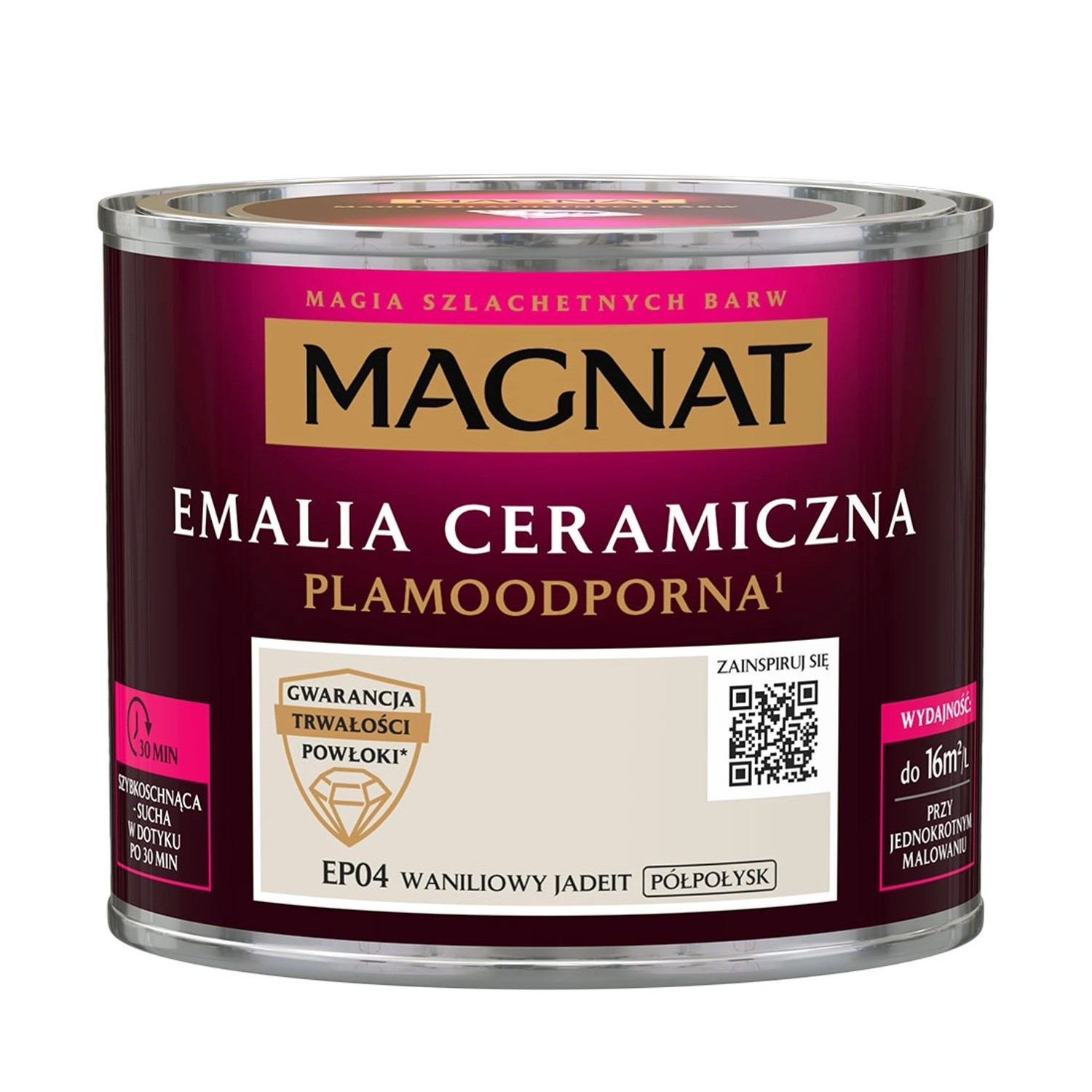 Magnat Emalia Ceramiczna waniliowy jadeit półpołysk 0,5L